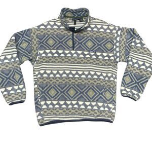 Vintage 1997 Patagonia Aztec Synchilla Snap-T Pullover Fleece Jacket USA Mens M